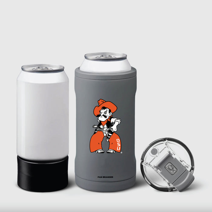 BruMate Hopsulator Trio 3-in-1 Insulated Can Cooler with Oklahoma State Cowboys Secondary Logo