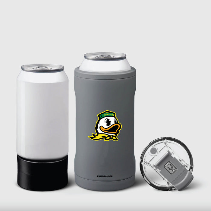 BruMate Hopsulator Trio 3-in-1 Insulated Can Cooler with Oregon Ducks Secondary Logo