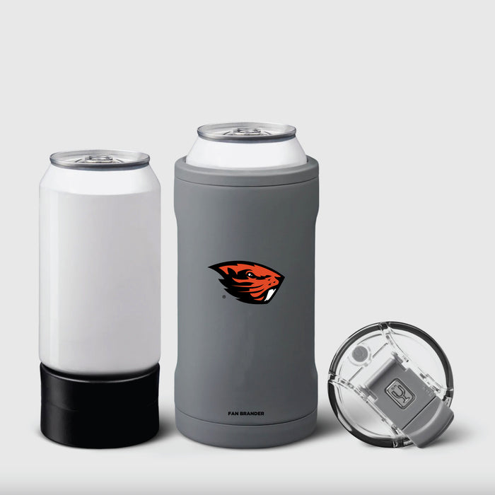 BruMate Hopsulator Trio 3-in-1 Insulated Can Cooler with Oregon State Beavers Primary Logo