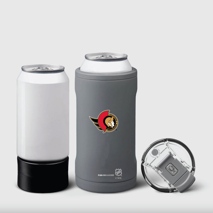 BruMate Hopsulator Trio 3-in-1 Insulated Can Cooler with Ottawa Senators Primary Logo