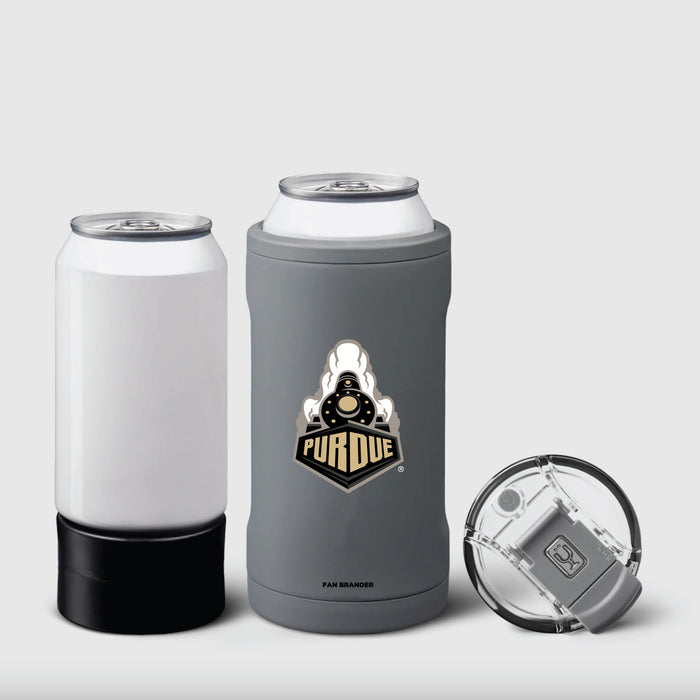 BruMate Hopsulator Trio 3-in-1 Insulated Can Cooler with Purdue Boilermakers Secondary Logo