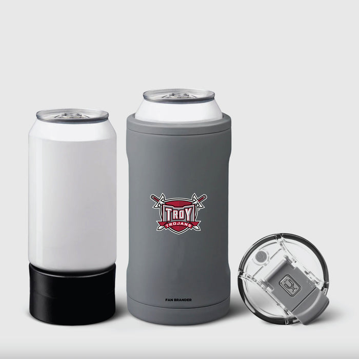 BruMate Hopsulator Trio 3-in-1 Insulated Can Cooler with Troy Trojans Secondary Logo