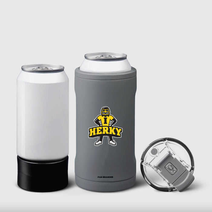 BruMate Hopsulator Trio 3-in-1 Insulated Can Cooler with Iowa Hawkeyes Secondary Logo