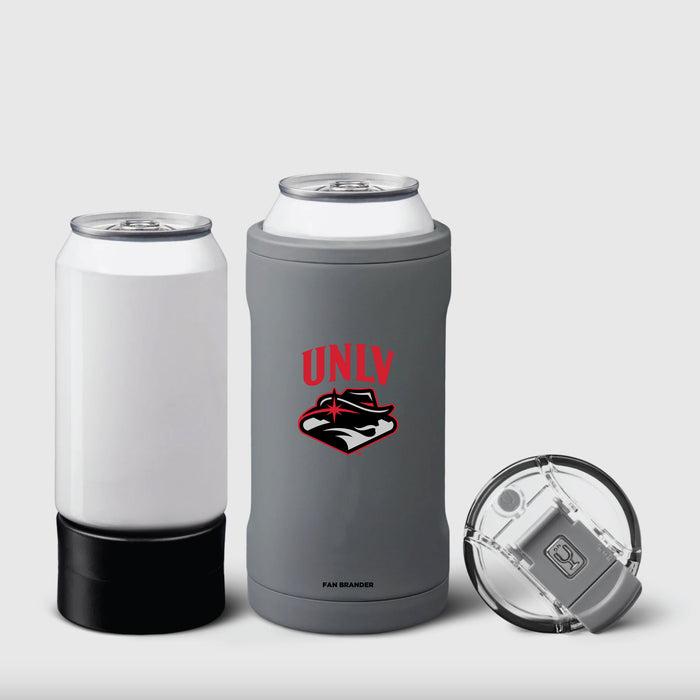BruMate Hopsulator Trio 3-in-1 Insulated Can Cooler with UNLV Rebels Primary Logo