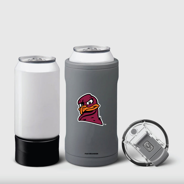 BruMate Hopsulator Trio 3-in-1 Insulated Can Cooler with Virginia Tech Hokies Secondary Logo