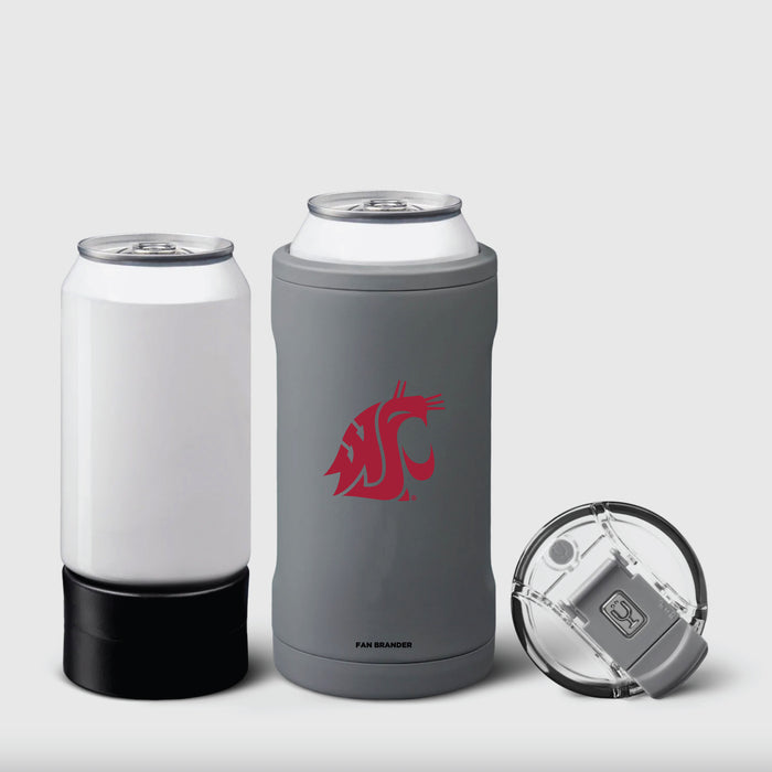 BruMate Hopsulator Trio 3-in-1 Insulated Can Cooler with Washington State Cougars Primary Logo