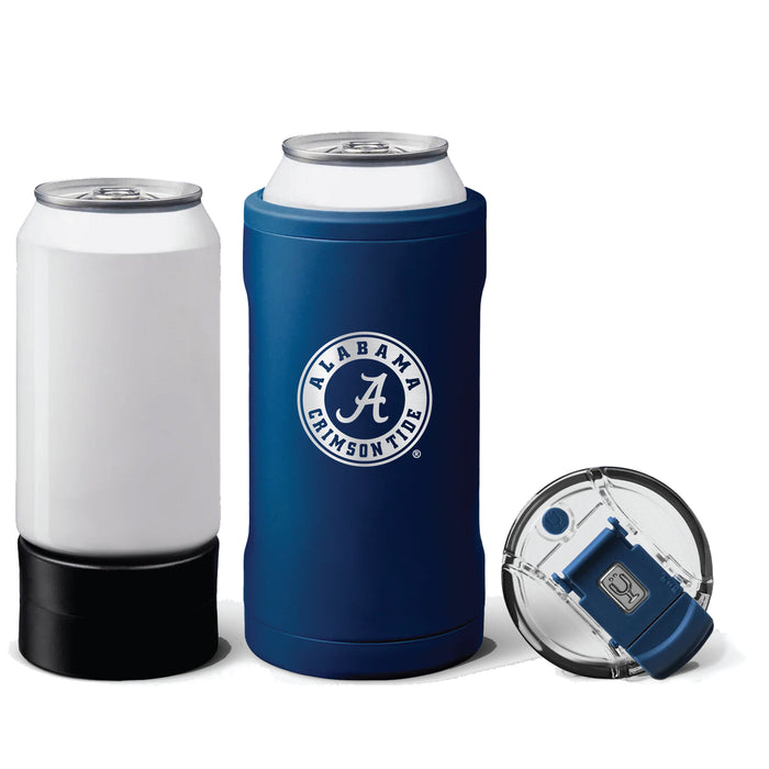 BruMate Hopsulator Trio 3-in-1 Insulated Can Cooler with Alabama Crimson Tide Primary Logo