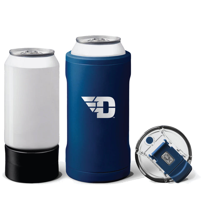 BruMate Hopsulator Trio 3-in-1 Insulated Can Cooler with Dayton Flyers Primary Logo