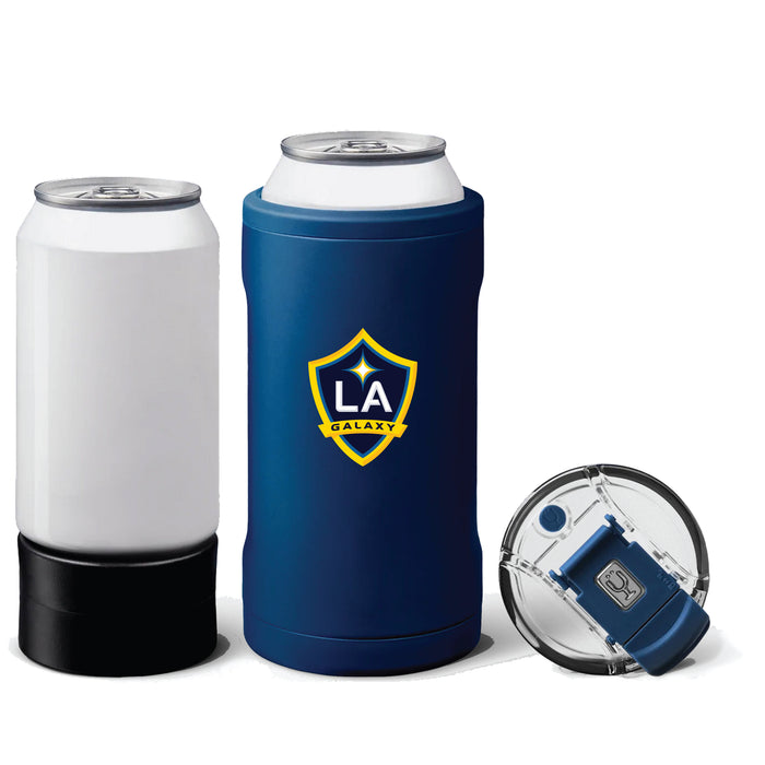 BruMate Hopsulator Trio 3-in-1 Insulated Can Cooler with LA Galaxy Primary Logo