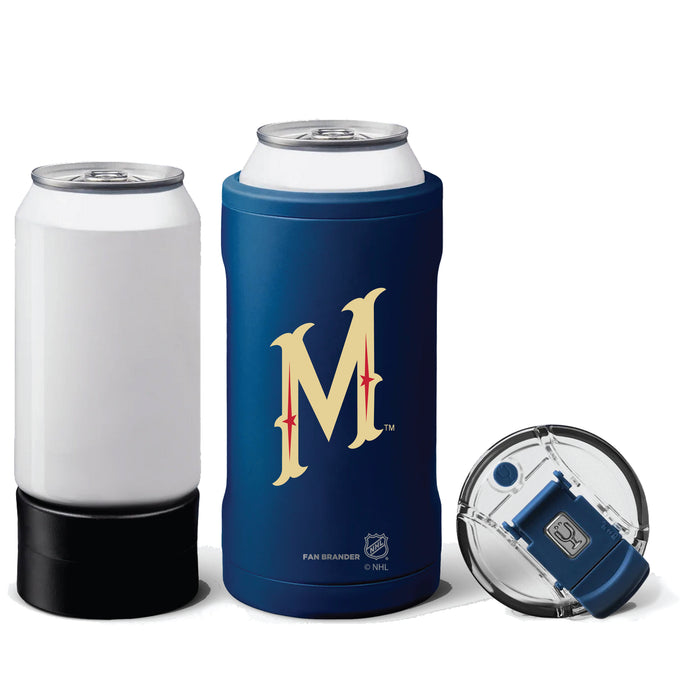 BruMate Hopsulator Trio 3-in-1 Insulated Can Cooler with Minnesota Wild Secondary Logo