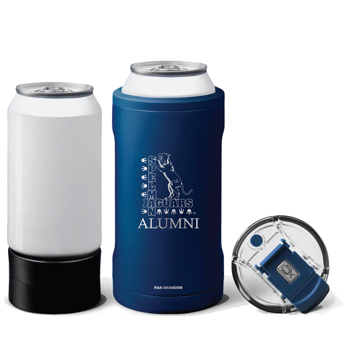 BruMate Hopsulator Trio 3-in-1 Insulated Can Cooler with Spelman College Jaguars Primary Logo