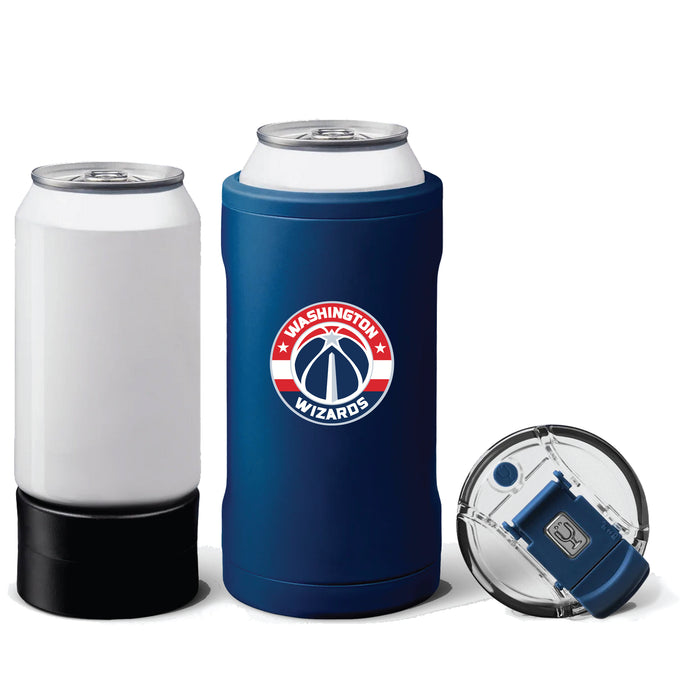 BruMate Hopsulator Trio 3-in-1 Insulated Can Cooler with Washington Wizards Primary Logo