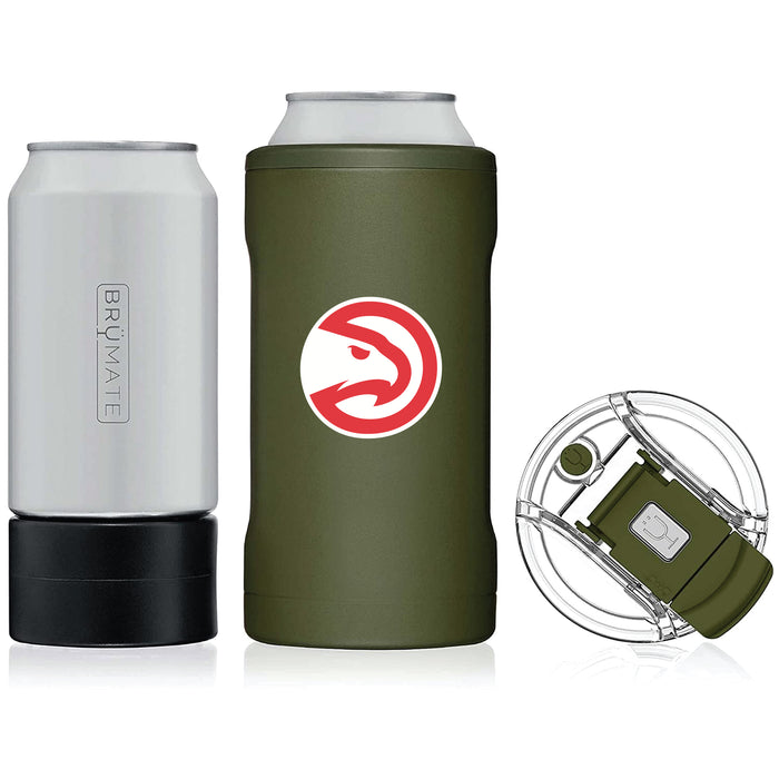 BruMate Hopsulator Trio 3-in-1 Insulated Can Cooler with Atlanta Hawks Primary Logo