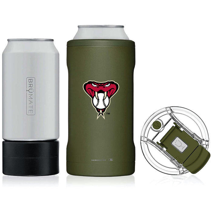 BruMate Hopsulator Trio 3-in-1 Insulated Can Cooler with Arizona Diamondbacks Secondary Logo