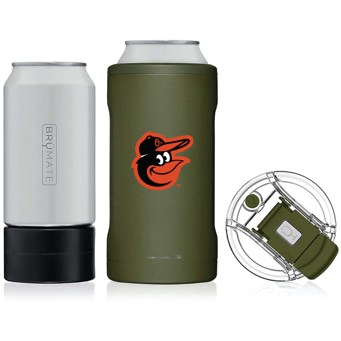 BruMate Hopsulator Trio 3-in-1 Insulated Can Cooler with Baltimore Orioles Primary Logo