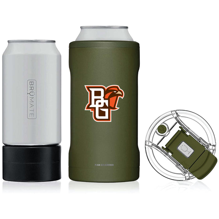 BruMate Hopsulator Trio 3-in-1 Insulated Can Cooler with Bowling Green Falcons Primary Logo