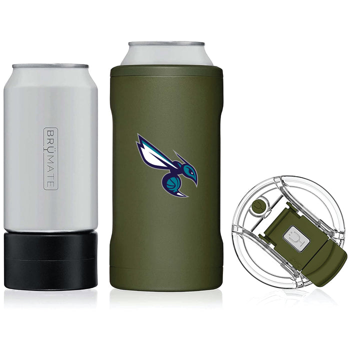 BruMate Hopsulator Trio 3-in-1 Insulated Can Cooler with Charlotte Hornets Secondary Logo