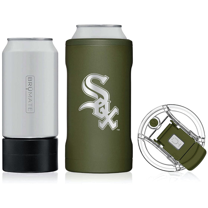 BruMate Hopsulator Trio 3-in-1 Insulated Can Cooler with Chicago White Sox Primary Logo