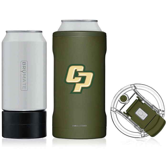 BruMate Hopsulator Trio 3-in-1 Insulated Can Cooler with Cal Poly Mustangs Secondary Logo