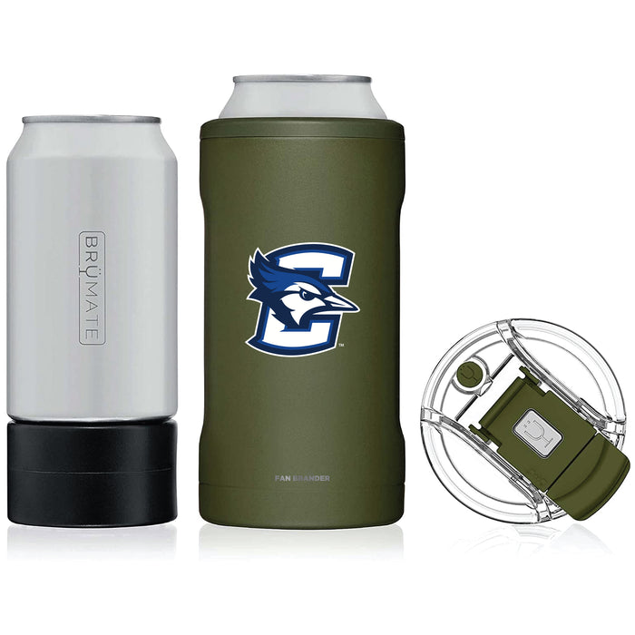 BruMate Hopsulator Trio 3-in-1 Insulated Can Cooler with Creighton University Bluejays Primary Logo