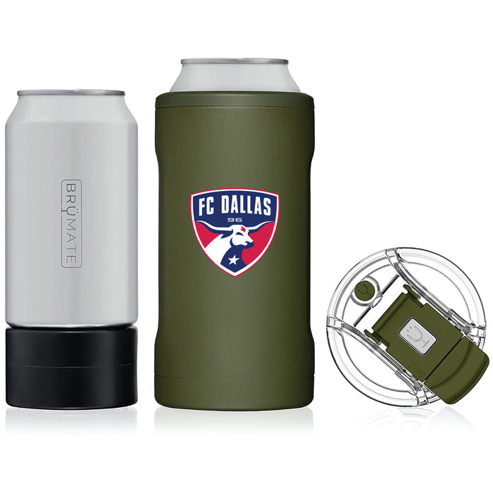 BruMate Hopsulator Trio 3-in-1 Insulated Can Cooler with FC Dallas Primary Logo