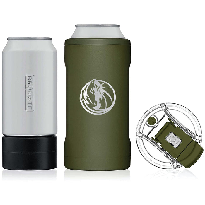 BruMate Hopsulator Trio 3-in-1 Insulated Can Cooler with Dallas Mavericks Etched Primary Logo