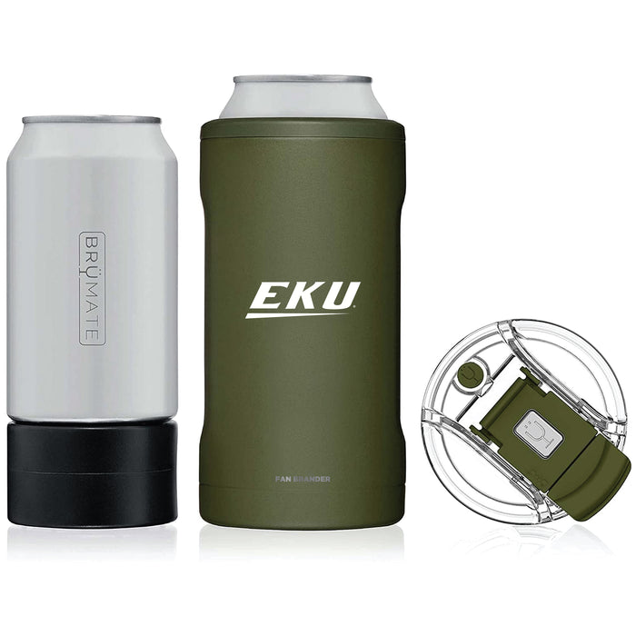 BruMate Hopsulator Trio 3-in-1 Insulated Can Cooler with Eastern Kentucky Colonels Primary Logo