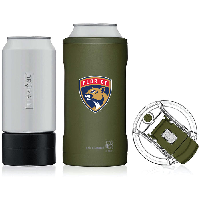 BruMate Hopsulator Trio 3-in-1 Insulated Can Cooler with Florida Panthers Primary Logo