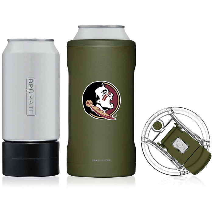 BruMate Hopsulator Trio 3-in-1 Insulated Can Cooler with Florida State Seminoles Primary Logo