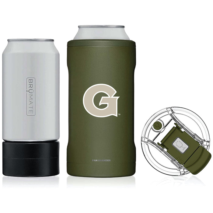 BruMate Hopsulator Trio 3-in-1 Insulated Can Cooler with Georgetown Hoyas Primary Logo