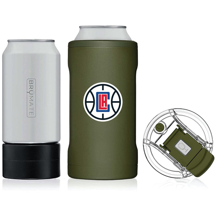 BruMate Hopsulator Trio 3-in-1 Insulated Can Cooler with LA Clippers Primary Logo