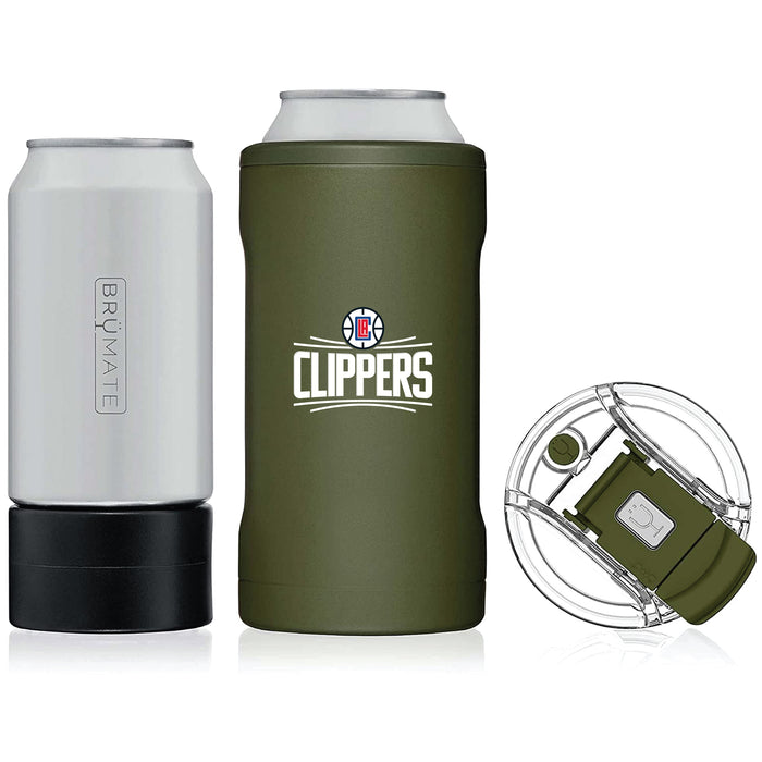 BruMate Hopsulator Trio 3-in-1 Insulated Can Cooler with LA Clippers Secondary Logo