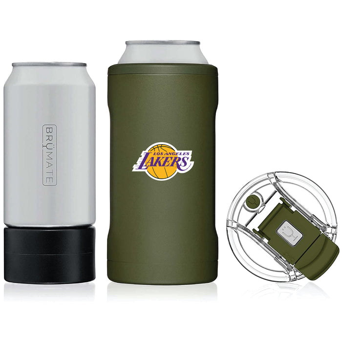 BruMate Hopsulator Trio 3-in-1 Insulated Can Cooler with LA Lakers Primary Logo