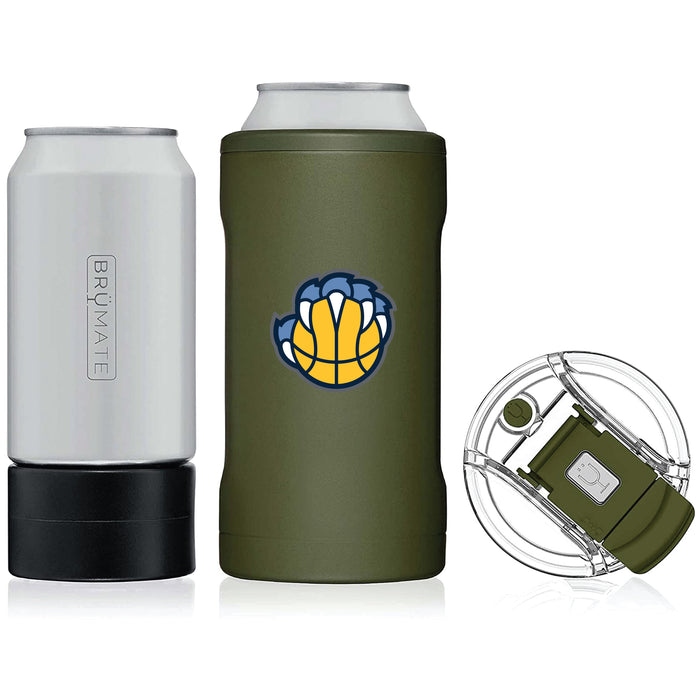 BruMate Hopsulator Trio 3-in-1 Insulated Can Cooler with Memphis Grizzlies Secondary Logo