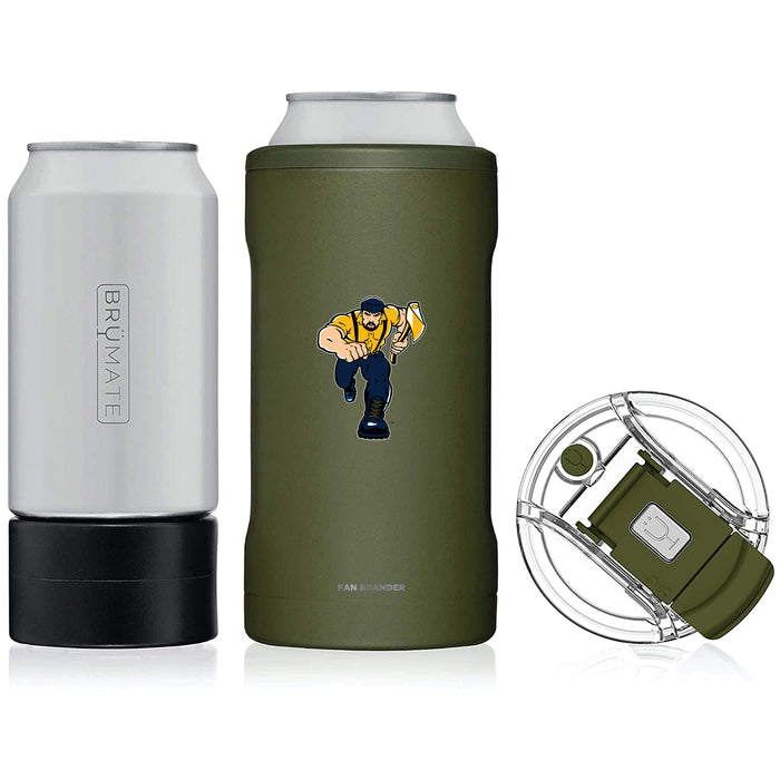 BruMate Hopsulator Trio 3-in-1 Insulated Can Cooler with Northern Arizona Lumberjacks Secondary Logo