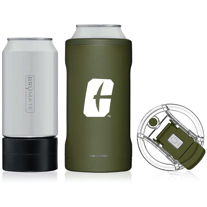 BruMate Hopsulator Trio 3-in-1 Insulated Can Cooler with Charlotte 49ers Primary Logo