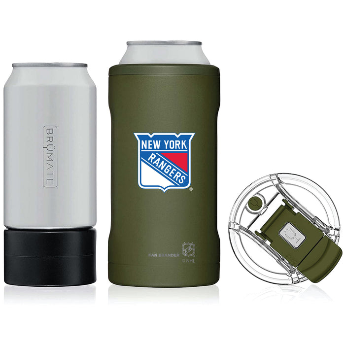 BruMate Hopsulator Trio 3-in-1 Insulated Can Cooler with New York Rangers Primary Logo