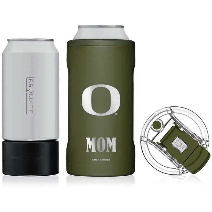 BruMate Hopsulator Trio 3-in-1 Insulated Can Cooler with Oregon Ducks Primary Logo