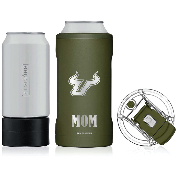 BruMate Hopsulator Trio 3-in-1 Insulated Can Cooler with South Florida Bulls Primary Logo