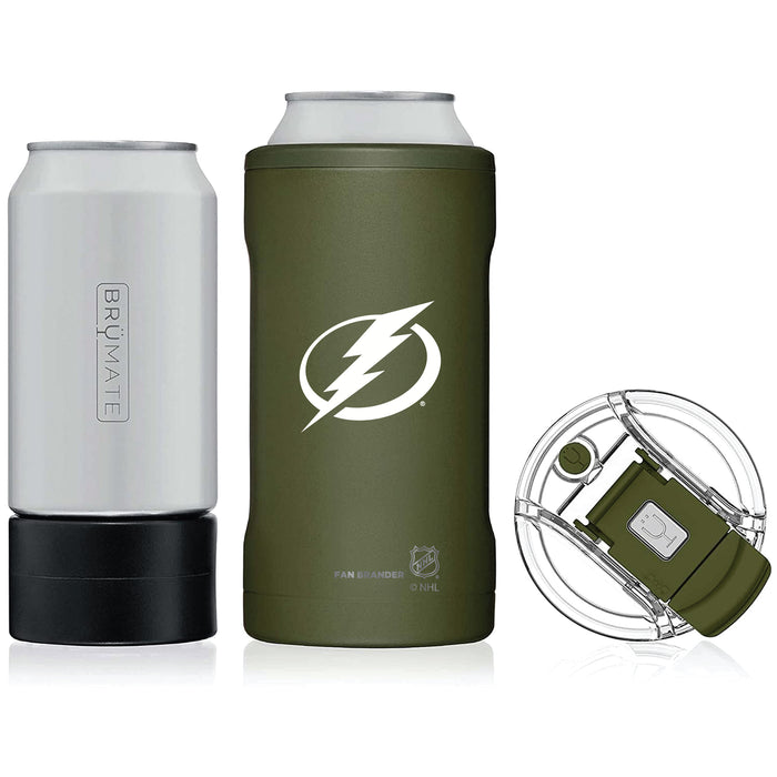 BruMate Hopsulator Trio 3-in-1 Insulated Can Cooler with Tampa Bay Lightning Primary Logo