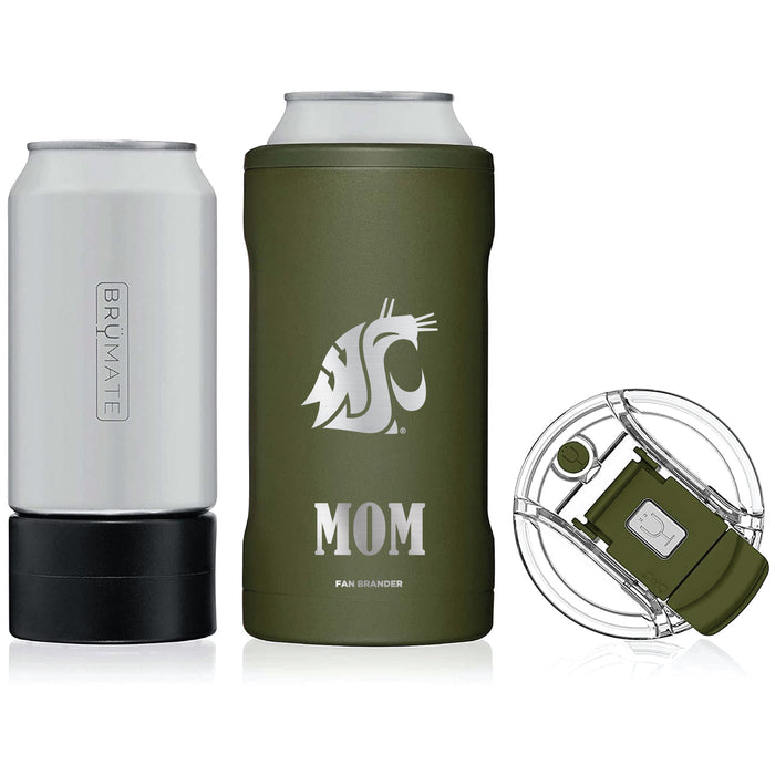BruMate Hopsulator Trio 3-in-1 Insulated Can Cooler with Washington State Cougars Primary Logo