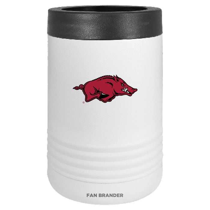 Fan Brander 12oz/16oz Can Cooler with Arkansas Razorbacks Primary Logo