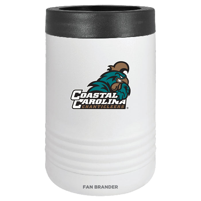 Fan Brander 12oz/16oz Can Cooler with Coastal Carolina Univ Chanticleers Secondary Logo