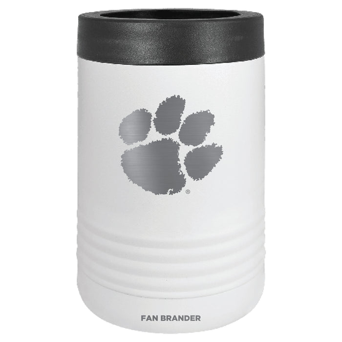 Fan Brander 12oz/16oz Can Cooler with Clemson Tigers Etched Primary Logo