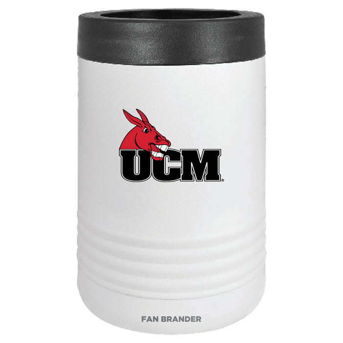 Fan Brander 12oz/16oz Can Cooler with Central Missouri Mules Primary Logo