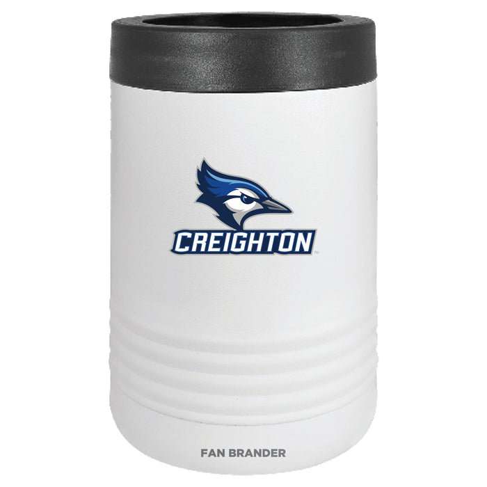 Fan Brander 12oz/16oz Can Cooler with Creighton University Bluejays Secondary Logo