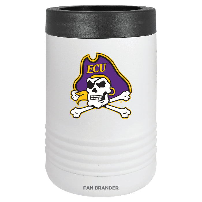Fan Brander 12oz/16oz Can Cooler with East Carolina Pirates Primary Logo