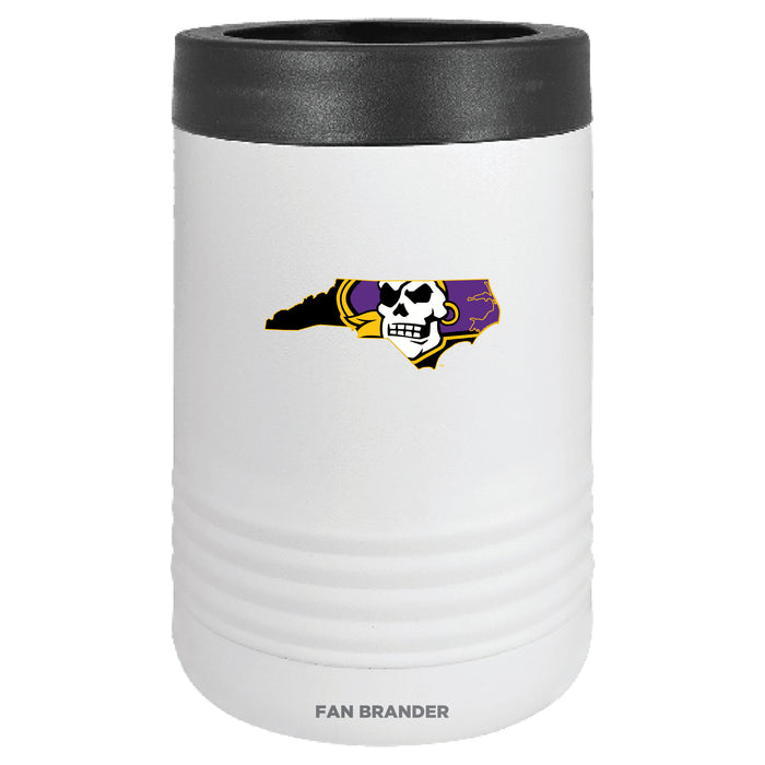 Fan Brander 12oz/16oz Can Cooler with East Carolina Pirates Secondary Logo