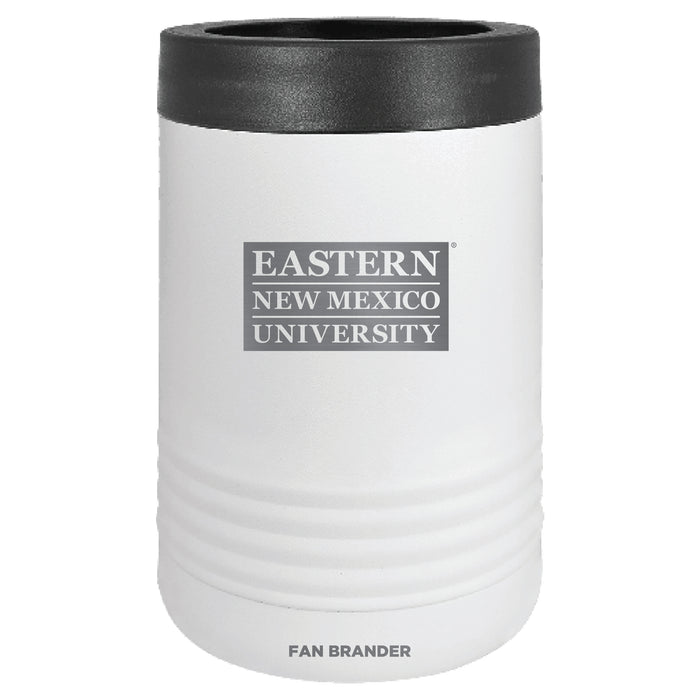 Fan Brander 12oz/16oz Can Cooler with Eastern New Mexico Greyhounds Etched Primary Logo