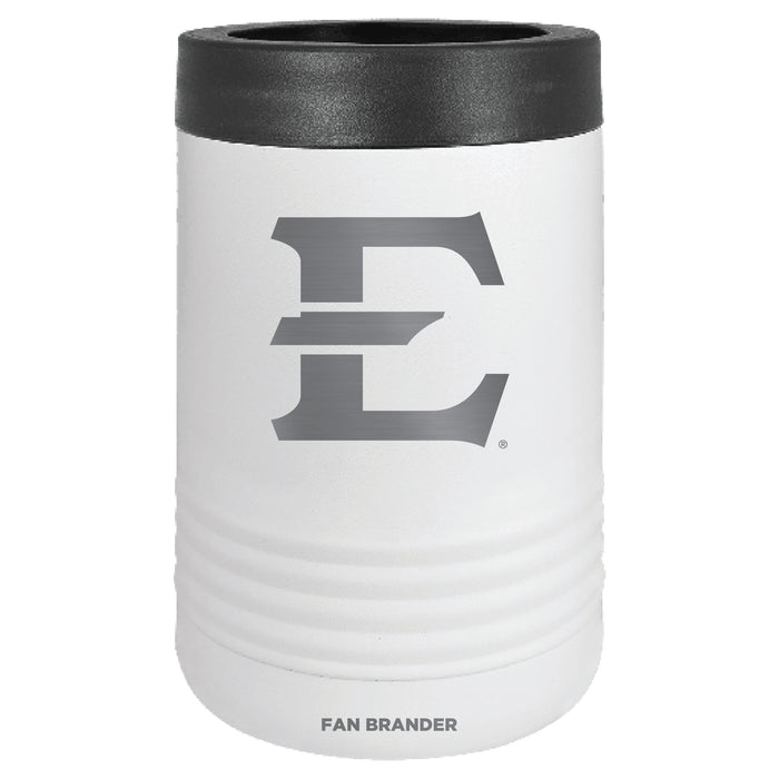 Fan Brander 12oz/16oz Can Cooler with Eastern Tennessee State Buccaneers Etched Primary Logo